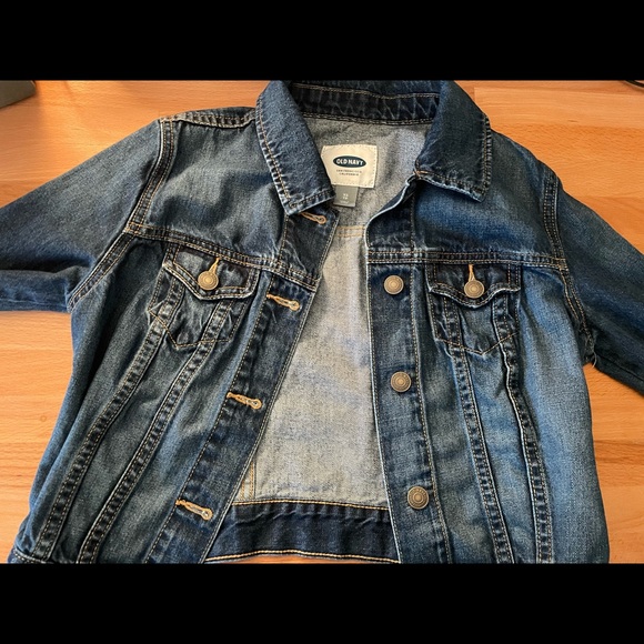 Old Navy Cropped Denim Jacket, size XS - Picture 4 of 4